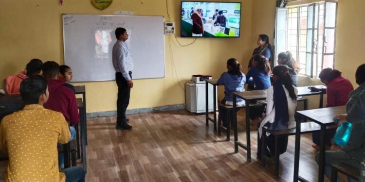 सेंटप छात्रों ने प्रधानमंत्री के परीक्षा पर परिचर्चा को सुना