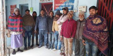 भरगामा पुलिस ने 10 वारंटी को गिरफ्तार कर भेजा जेल