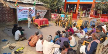 एसएसबी द्वारा सीमावर्ती क्षेत्रों में ग्राम समन्वय बैठक का आयोजन कर ग्रामीणों को किया सजग और जागरुक