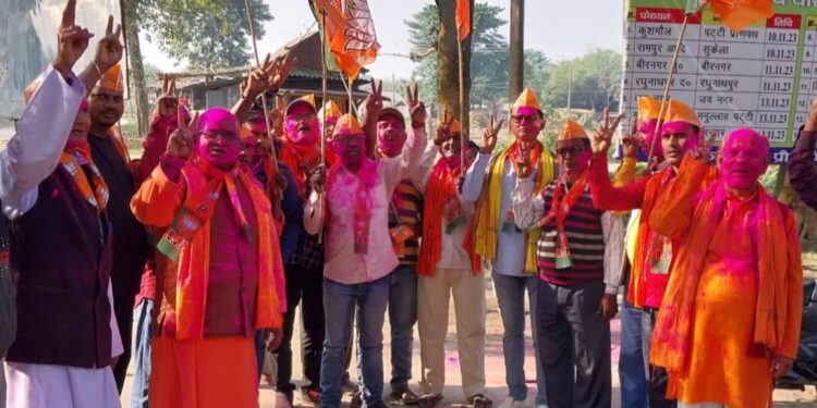 प्रखंड में जदयू के घर वापसी पर जश्न का माहौल