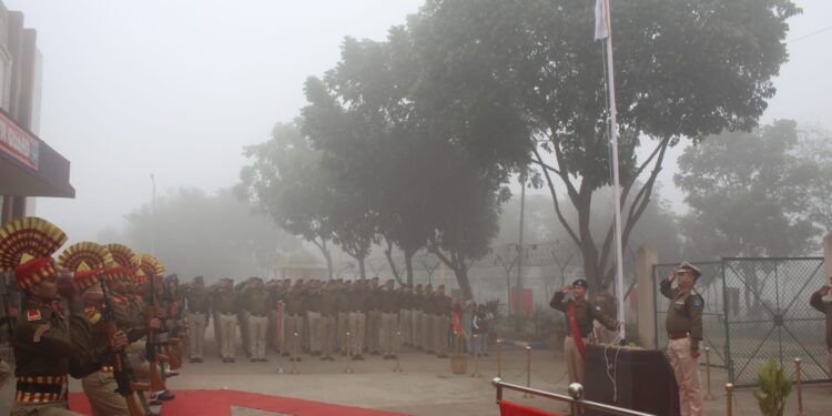 गणतंत्र दिवस के अवसर पर 56वीं वाहिनी एस. एस. बी. बथनाहा में हुआ कार्यक्रम आयोजित