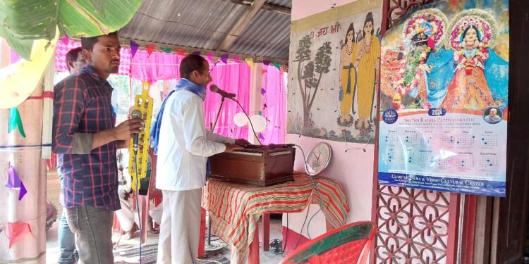 भरगामा – 24 घंटे का अखंड अष्टयाम संकीर्तन का समापन