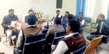 अनुमंडल स्तरीय शान्ति समिति कि बैठक।