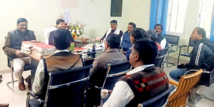 अनुमंडल स्तरीय शान्ति समिति कि बैठक।