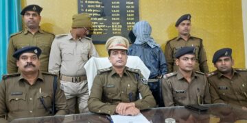 फरार चल रहे टॉप टेन अपराधी को पुलिस ने किया गिरफ्तार