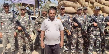 Major action of SSB, during special operation, tractor with 8400 kg paddy being sent to Nepal was seized.