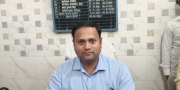 नव पदस्थापित सीओ ने किया पदभार ग्रहण.