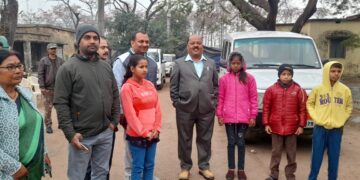 बाल हृदय रोग से ग्रसित जिले के 05 बच्चे इलाज हेतु रवाना