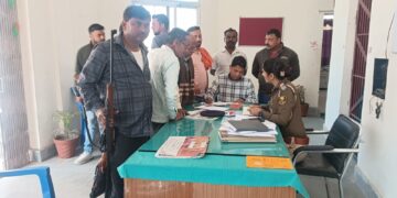 बुधवार को रानीगंज थाना में आठ हथियार का हुए भौतिक सत्यापन.