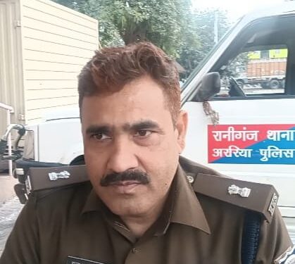 एएसपी ने लोक सभा चुनाव को लेकर थाना में मामले का किया समीक्षा.