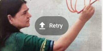 सुल्तानपुर-सांसद ने गांव चलो अभियान के तहत बनाया दीवार पर कमल का फूल- शिकायतों को 15 दिन में निस्तारित करे प्रशासन : सांसद