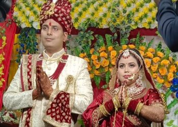 मैरवा – परिणय सूत्र में बंधें सिमरन व हेमांशु ने ली साथ जीने की कसमें