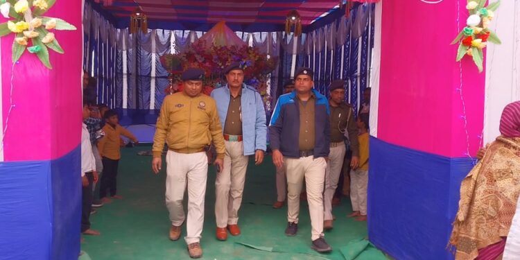 शांति व्यवस्था को लेकर पुलिस गश्ती तेज