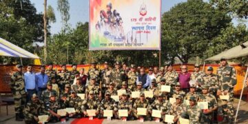 रक्तदान शिविर और मोटरसाइकिल रैली का आयोजन