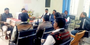 अनुमंडल स्तरीय शान्ति समिति कि बैठक।