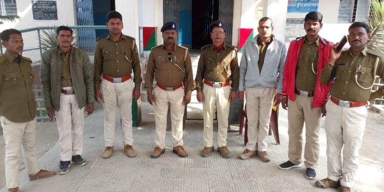 भरगामा पुलिस ने कराई ग्रामीण पुलिस चौकीदार की हाजिरी