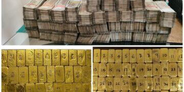 DRI ने 40 किलोग्राम विदेशी मूल का सोना, 6 किलोग्राम चांदी, 5.43 करोड़ रुपये नकद किया जब्त