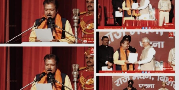 पटना- बाबू नीतीश कुमार का मंत्रिमंडल विस्तार:विश्वकर्मा की साक्षात प्रतिमूर्ति डॉ.दिलीप कुमार जायसवाल के नेतृत्व क्षमता का मिलेगा प्रदेश कोअब लाभ:खोशी देवी