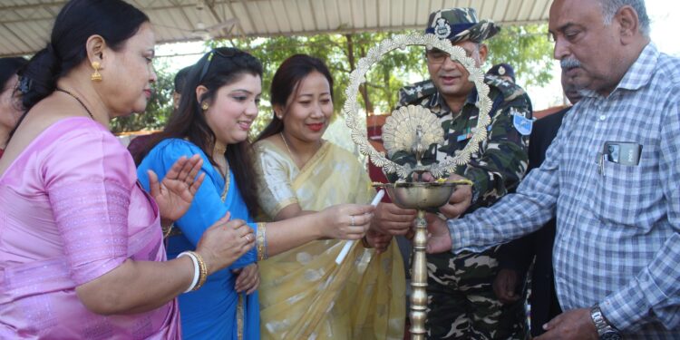 अंतर्राष्टीय महिला दिवस के अवसर पर 56वीं वाहिनी बथनाहा में किया गया भव्य कार्यक्रम।