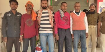 रानीगंज थाना क्षेत्र से पांच की गिरफ्तारी