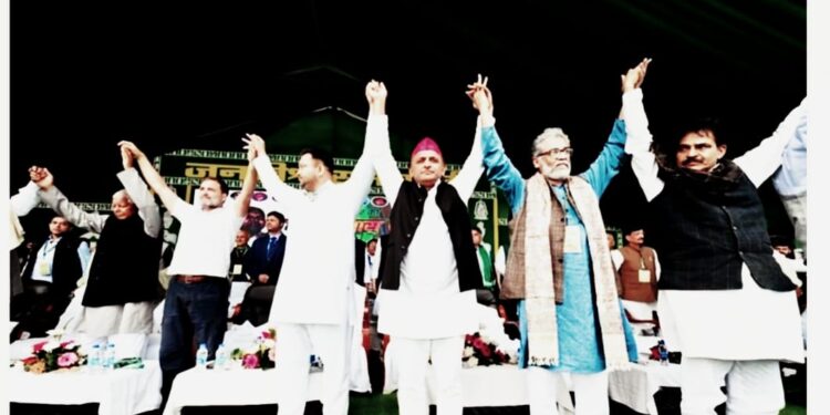 मीडिया रिव्यू -लीडर विपक्ष ने पैदा कर दिया-बिहार बीजेपी में नहीं हैं नेता: पटना में राजद की अभूतपूर्व जनविश्वास रैली