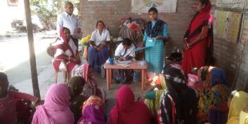 अंतराष्ट्रीय महिला दिवस सप्ताह के अवसर पर “प्राधिकार आपके द्वार” कार्यक्रम के तहत घर घर जाकर महिलाओं को उनके अधिकार एवं कर्तव्य के प्रति जागृत किया