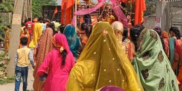  रानीगंज – श्री साई राम नवमी महोत्सव समारोह के तहत रानीगंज में निकली शोभा यात्रा