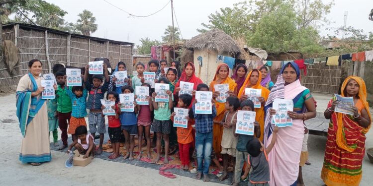 एईएस/जेई के विरुद्ध आशा फैसिलिटेटर पिंकी चला रही है जागरुकता अभियान