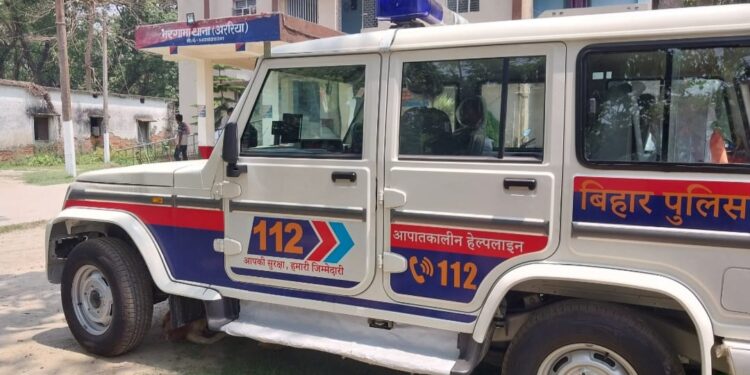 थाना को मिला डायल 112 नंबर वाहन,सेवा शुरू