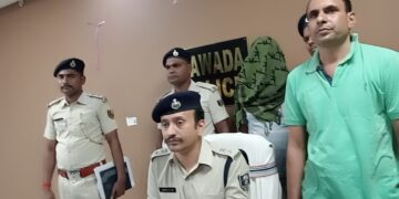 नवादा – अवैध हथियार के साथ एक अभियुक्त गिरफ्तार