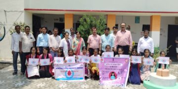 स्वच्छता के प्रति जागरूक करते हुए जिले मे मनाया गया विश्व मासिक धर्म स्वच्छता दिवस