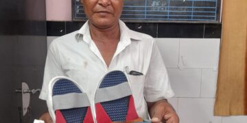 जिले के हाथी पाँव के मरीजों को एमएमडीपी किट में मिलेगी एक विशेष प्रकार का चप्पल