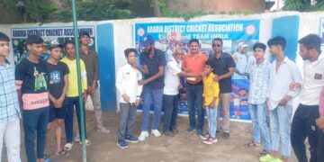 अररिया – भारतीय टीम के t20 वर्ल्ड कप चैंपियन शिप जीतने पर जिले के किक्रेट खिलाड़ीयो में उत्साह का माहौल
