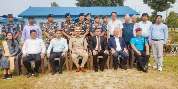 बिहार -किशनगंज जिला के साथ इंडो नेपाल त्रैमासिक बैठक का झापा में हुआ आयोजन