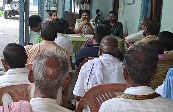 सिकटी – मुहर्रम को लेकर सिकटी थाना में बैठक आयोजित