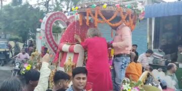 अररिया – भगवान की रथयात्रा शांतिपूर्ण तरीके से निकली, भक्तों में दिखा खासा उत्साह