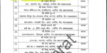 भाजपा जिला अध्यक्ष बने 20 सूत्री जिला उपाध्यक्ष