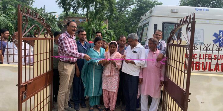 स्वास्थ्य उपकेंद्र पूरन छपरा का कायाकल्प कर हुआ उद्घाटन