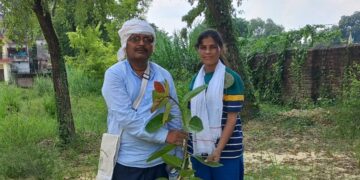 जोगबनी/अररिया – पर्यावरण संरक्षण को लेकर भगवान गौतम बुद्ध के जन्मभूमि से ज्ञानभुमि तक बोधिवृक्ष रोपण के साथ पद यात्रा