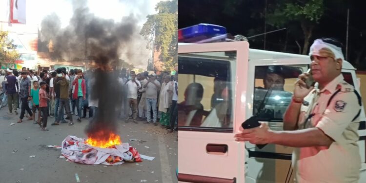 अररिया में बीजेपी सांसद प्रदीप सिंह के विवादित बयान पर भड़की भीड़, एक SHO गंभीर रूप से घायल