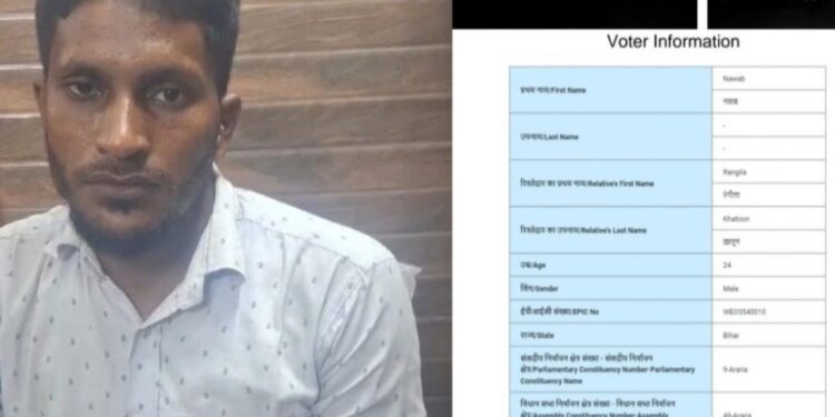 अररिया –  भारतीय पासपोर्ट बनाने की कोशिश कर रहा बांग्लादेशी नागरिक, गिरफ्तार