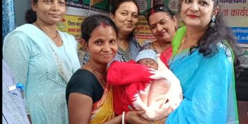 अररिया – दत्तक गृह संस्थान अररिया में पहली बार नवजात बालिका का हुआ आगमन, जिला जज की धर्मपत्नी ने किया लाड़ दुलार