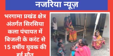 भरगामा – बिजली के करंट से 15 वर्षीय युवक की हुई मौत