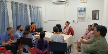 बी.एम.जी.एफ की टीम ने पी.एम.सी.एच एवं गुरु गोबिंद सिंह अस्पताल का किया भ्रमण