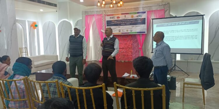 टीबी चैंपियन को मिला प्रशिक्षण