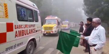 40 बाल ह्रदय रोगियों को एम्बुलेंस द्वारा पटना भेजा गया