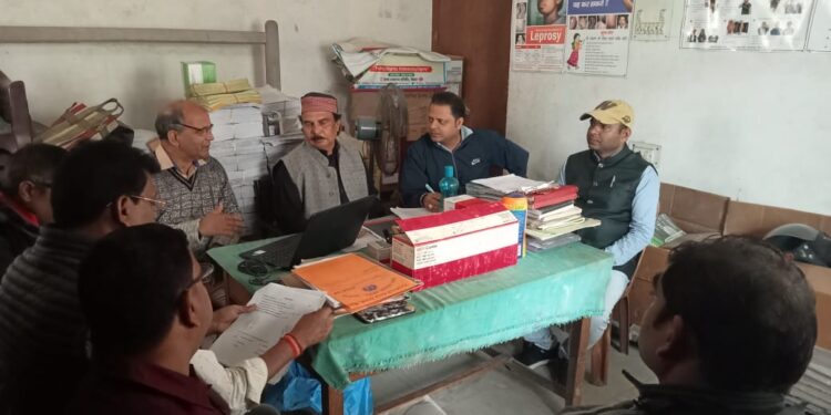 कुष्ठ उन्मूलन अभियान की मजबूती के लिये कर्मियों को दिया जा रहा तकनीकी प्रशिक्षण