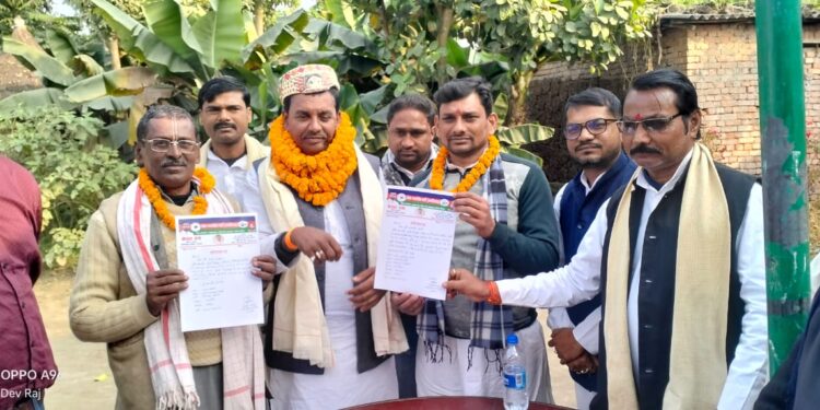 कुशेश्वरस्थान / दरभंगा :- लोजपा (आर) के अतिपिछड़ा प्रकोष्ठ के बने जिलाध्यक्ष केदार राय, कार्यकाताओं ने किया स्वागत।