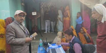 सौ दिवसीय मेगा हेल्थ कैम्प के आयोजन में 167 लोगो की हुई स्क्रीनिंग