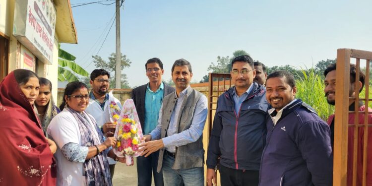 एनक्यूएएस प्रमाणीकरण को लेकर “हेल्थ एंड वेलनेस सेंटर लखनी” का हुआ मूल्यांकन